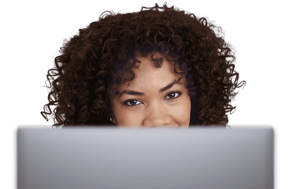 Mulher usando notebook